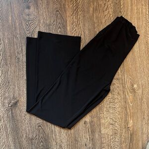 Norma Kamali Black Boot Cut Pants